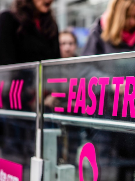 London Eye observation wheel with cityscape view, fast track ticket experience.