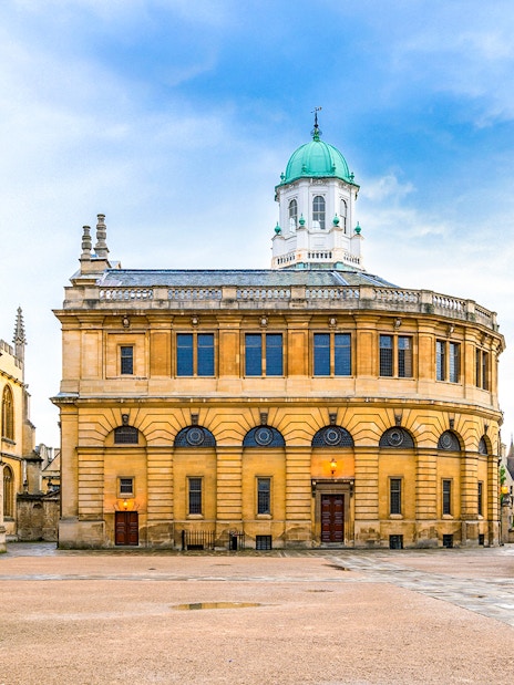 View of the The Sheldonian Theatre in Oxford