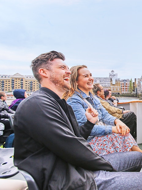 Couple on Thames River Cruise