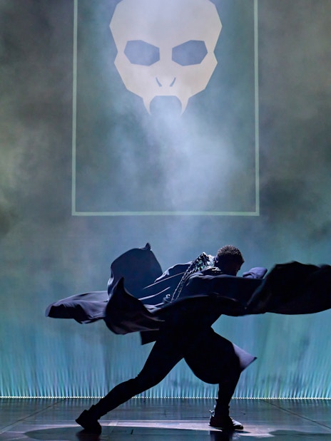 Harry Potter and the Cursed Child stage scene, London, related to Blue Planet Aquarium tour.