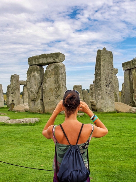 Stonehenge with audio guide, ancient stone circle in Wiltshire, England, tour from London.