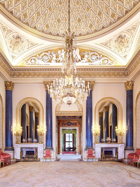 Interiors of Buckingham Palace London